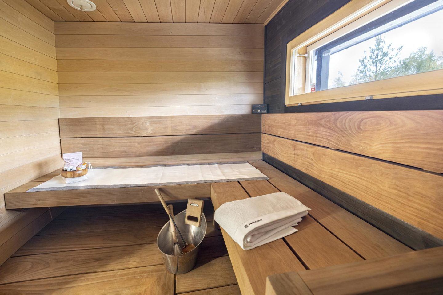 Finnlamelli hirsitalo Seinäjoki sauna