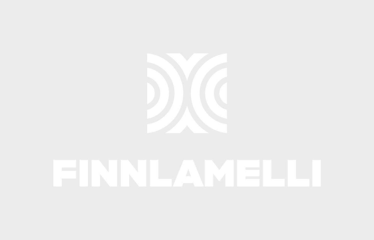 finnlamelli peruslogo valkoinen