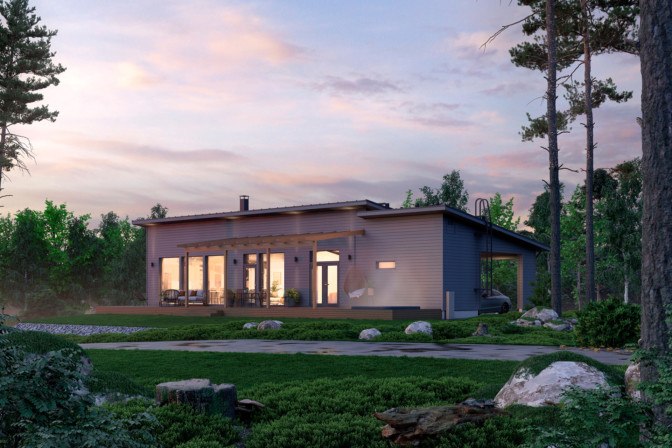 Designtalo Villa Kungen Loviisan Asuntomessut 2023